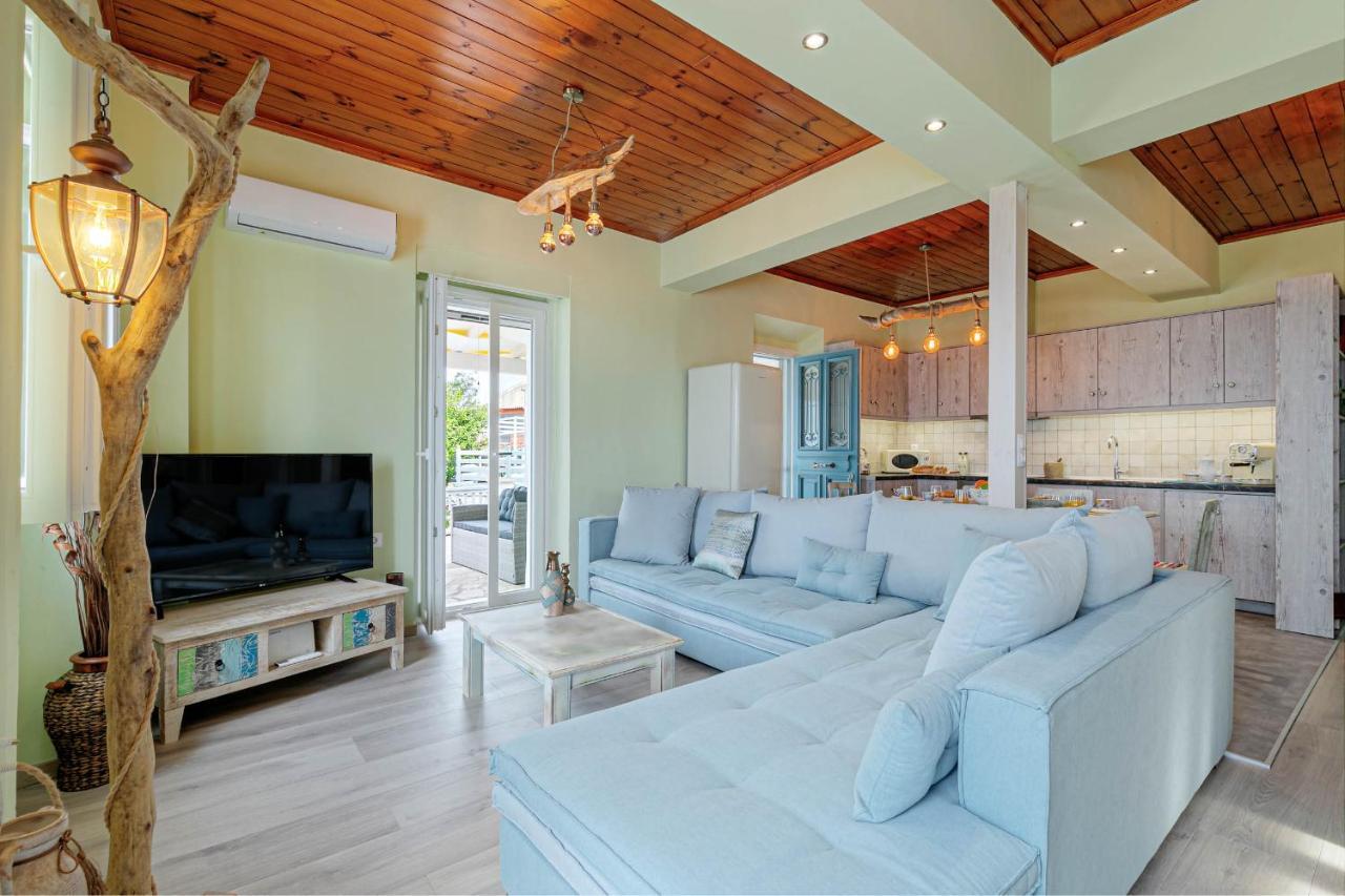 Villa Orizontas Corfu, Private Villa With Breathtaking Views Loutses Exterior photo