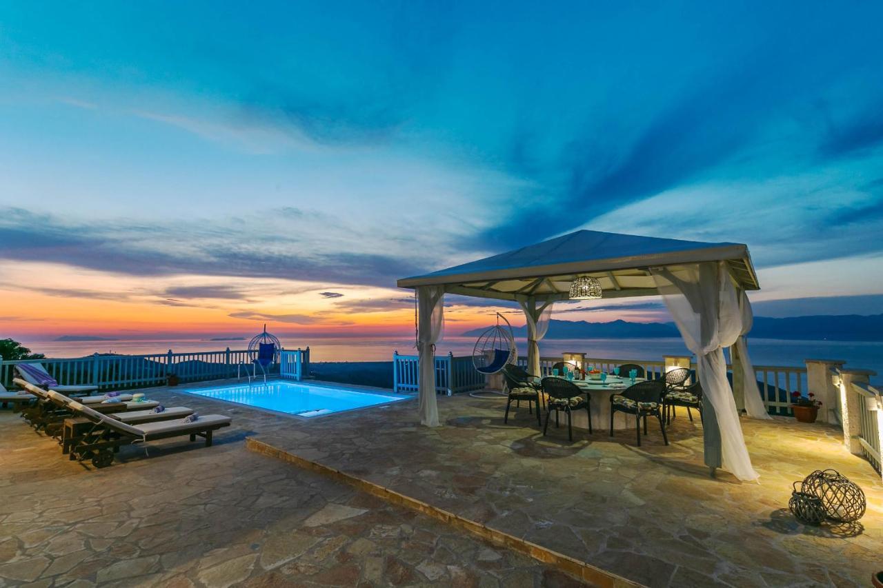 Villa Orizontas Corfu, Private Villa With Breathtaking Views Loutses Exterior photo
